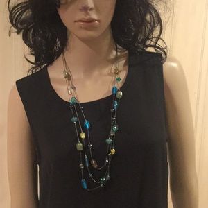 LIA SOPHIA SEAGLASS NECKLACE